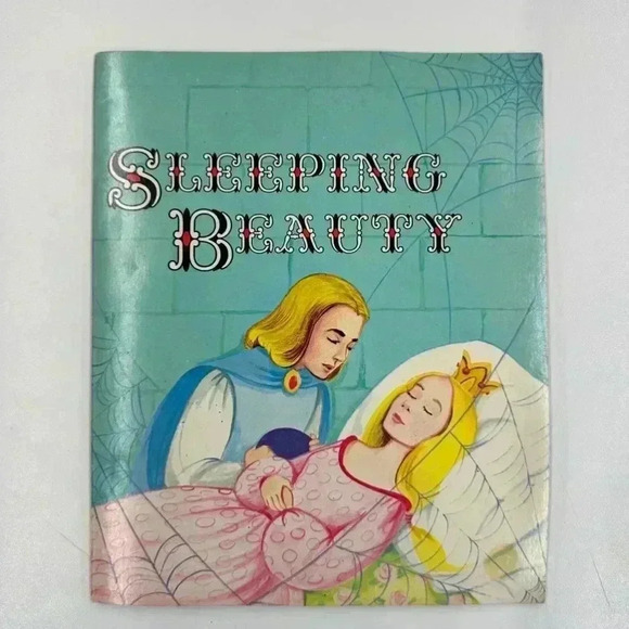 1970s Vintage Sleeping Beauty Book & Record Educational Reading Keepsake - Picture 1 of 12